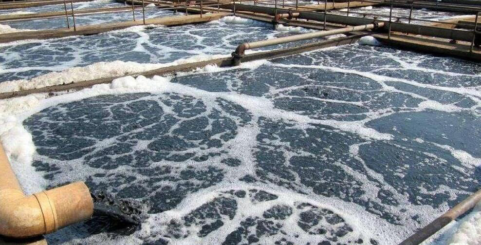 （圖：市政直排污水起泡現(xiàn)場）