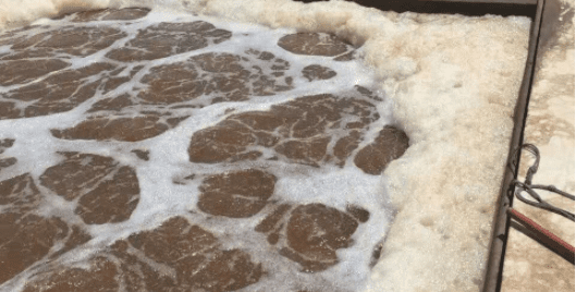 (圖:清洗廢水處理現(xiàn)場)